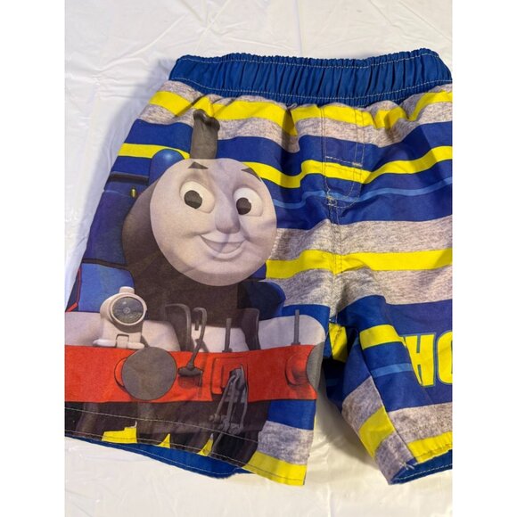 Vintage Boys Thomas the Tank Engine Train Swim Trunks Swimsuit Size Boys 3T - Picture 2 of 2